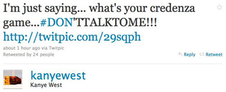 Illustration for article titled Kanye's Twitter Is Intolerable, And He Must Be Stopped